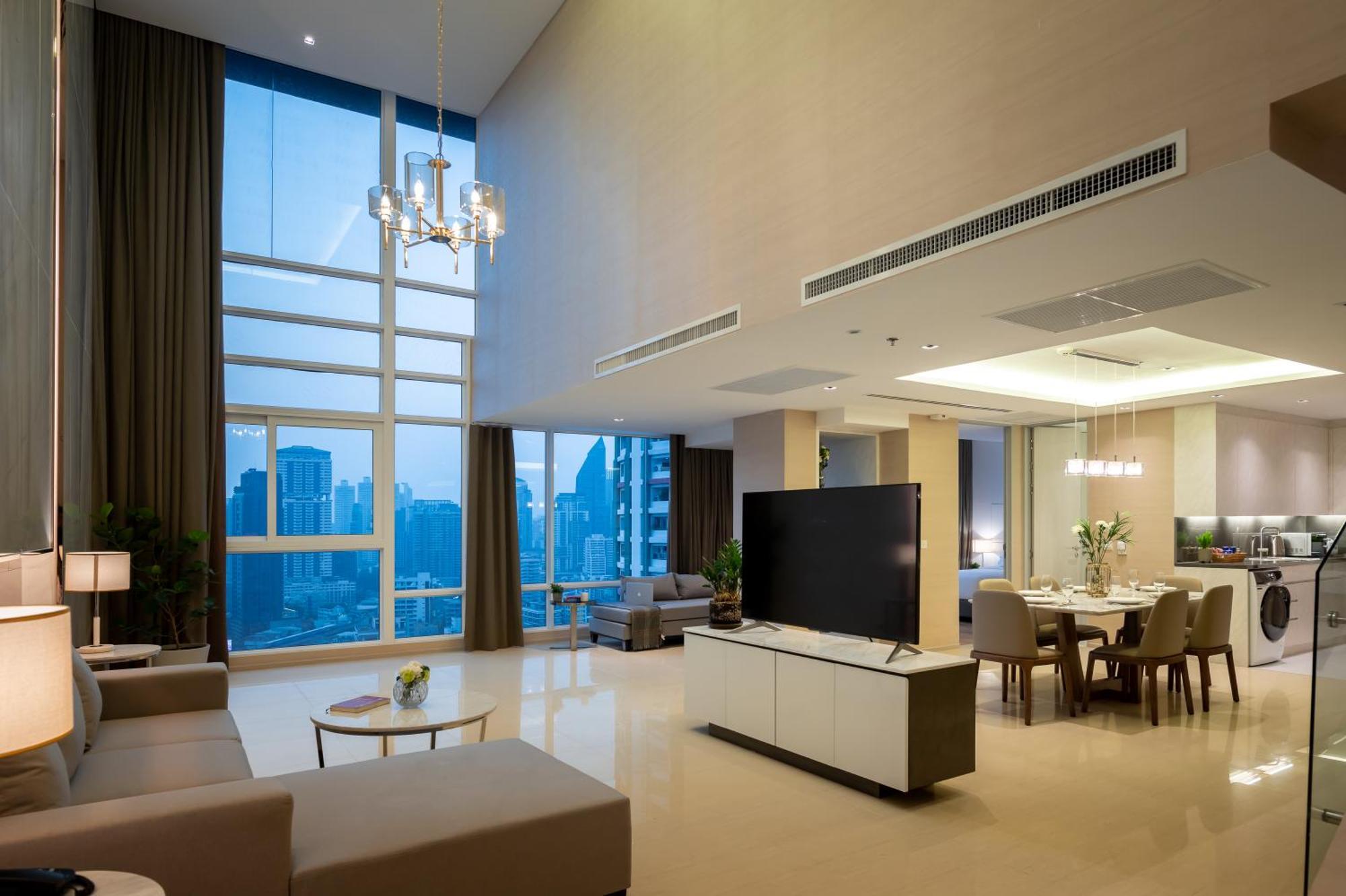 Jasmine 59 Hotel Bangkok Dış mekan fotoğraf A living room in a condominium